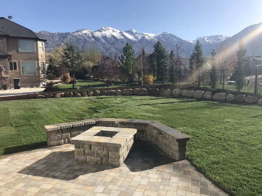 Highland, UT Paver Patio & Fire Pit Oasis by Total Yard Pro